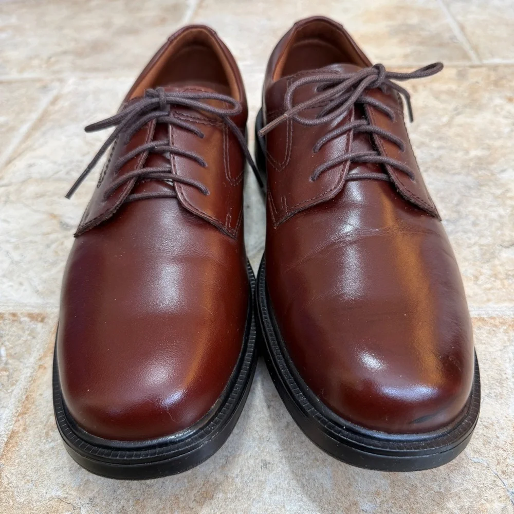 NEW Nunn Bush Brown Leather Size 9M Men's Oxfords‎